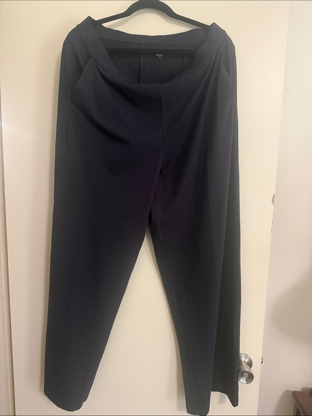 Eileen Fisher Black Wide-Leg Trousers